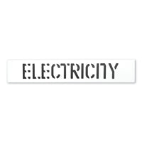 MarkPro™ Spray Stencil — Electricity